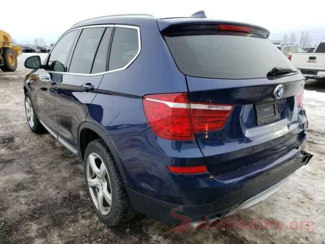 1FM5K8GC3LGD19687 2015 BMW X3