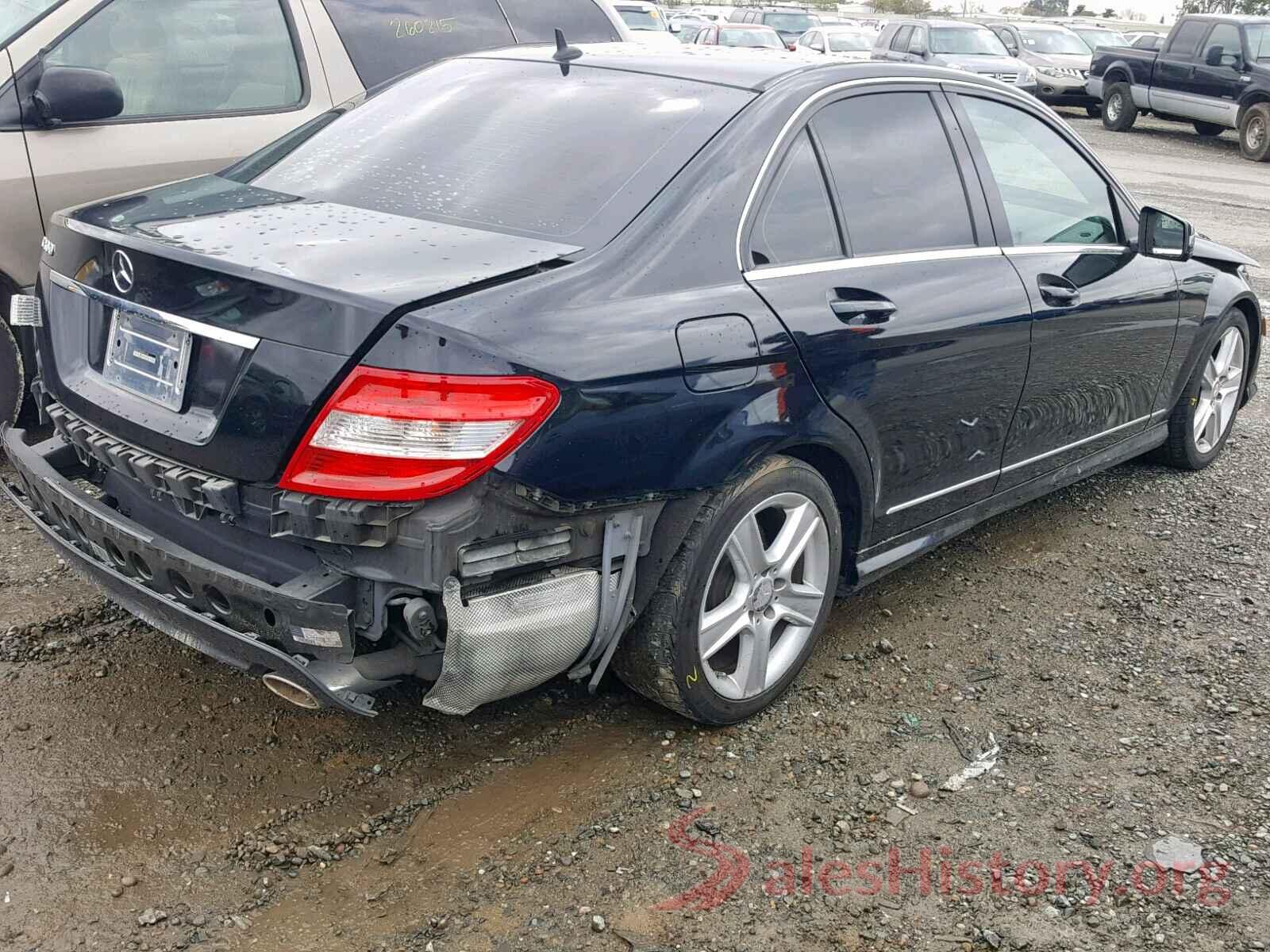 WDDGF5EB6AF431144 2010 MERCEDES-BENZ C CLASS