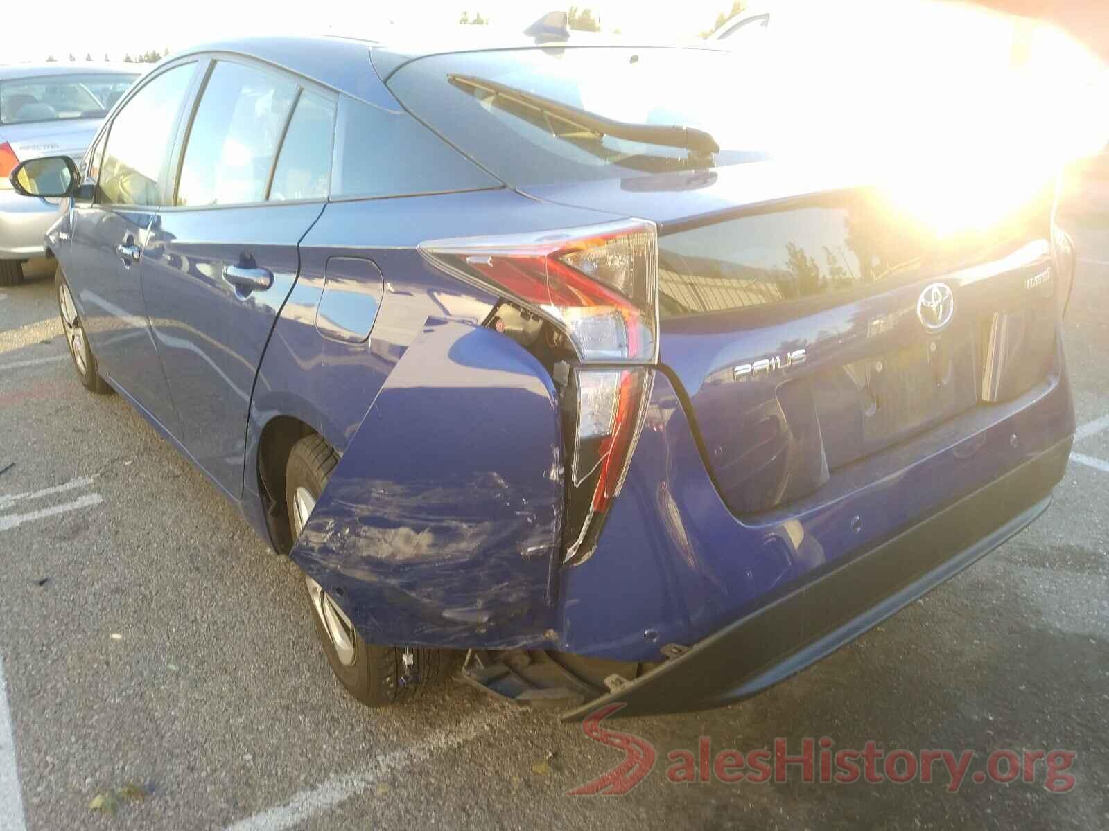 JTDKBRFU1H3055696 2017 TOYOTA PRIUS