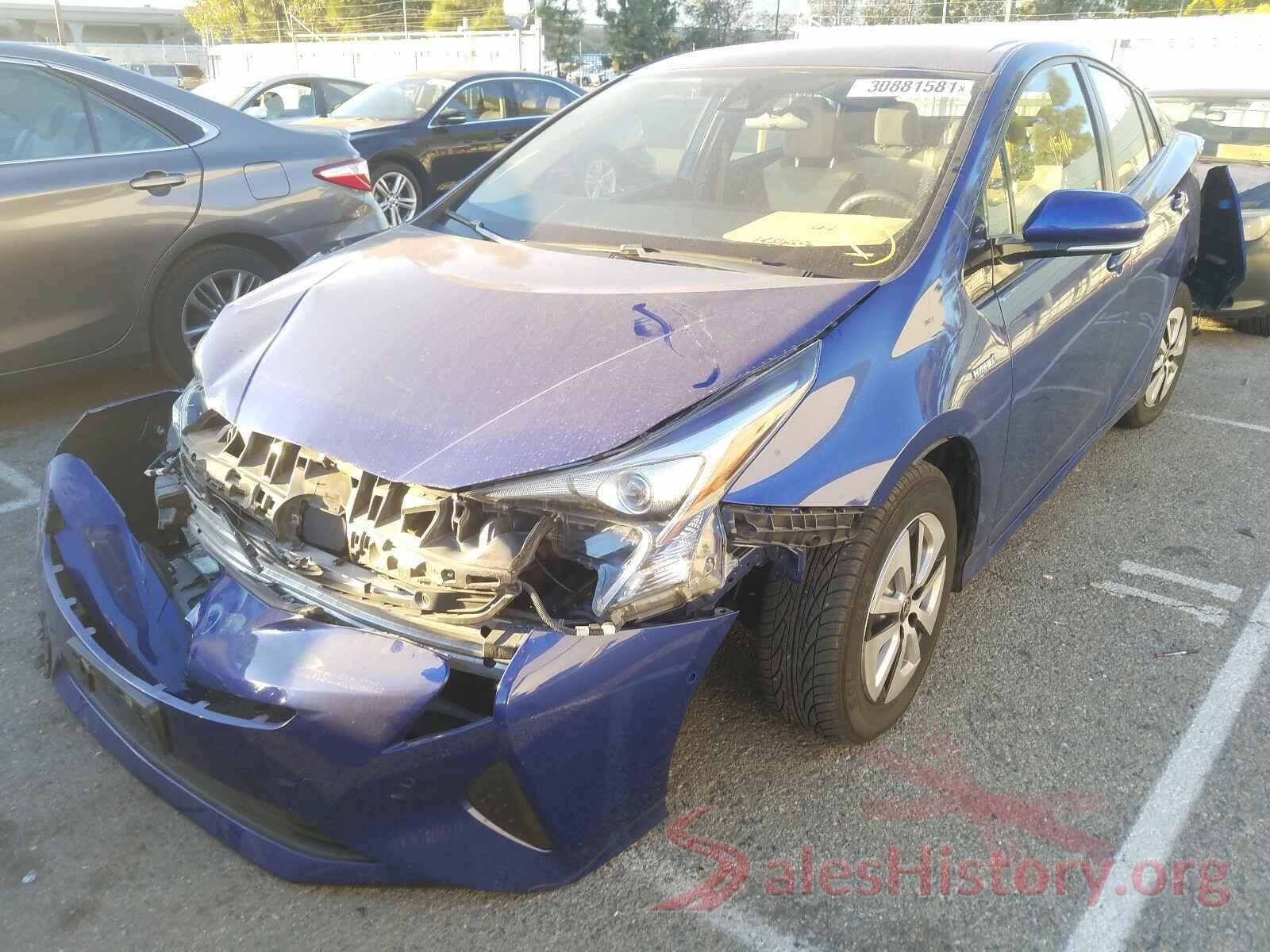 JTDKBRFU1H3055696 2017 TOYOTA PRIUS