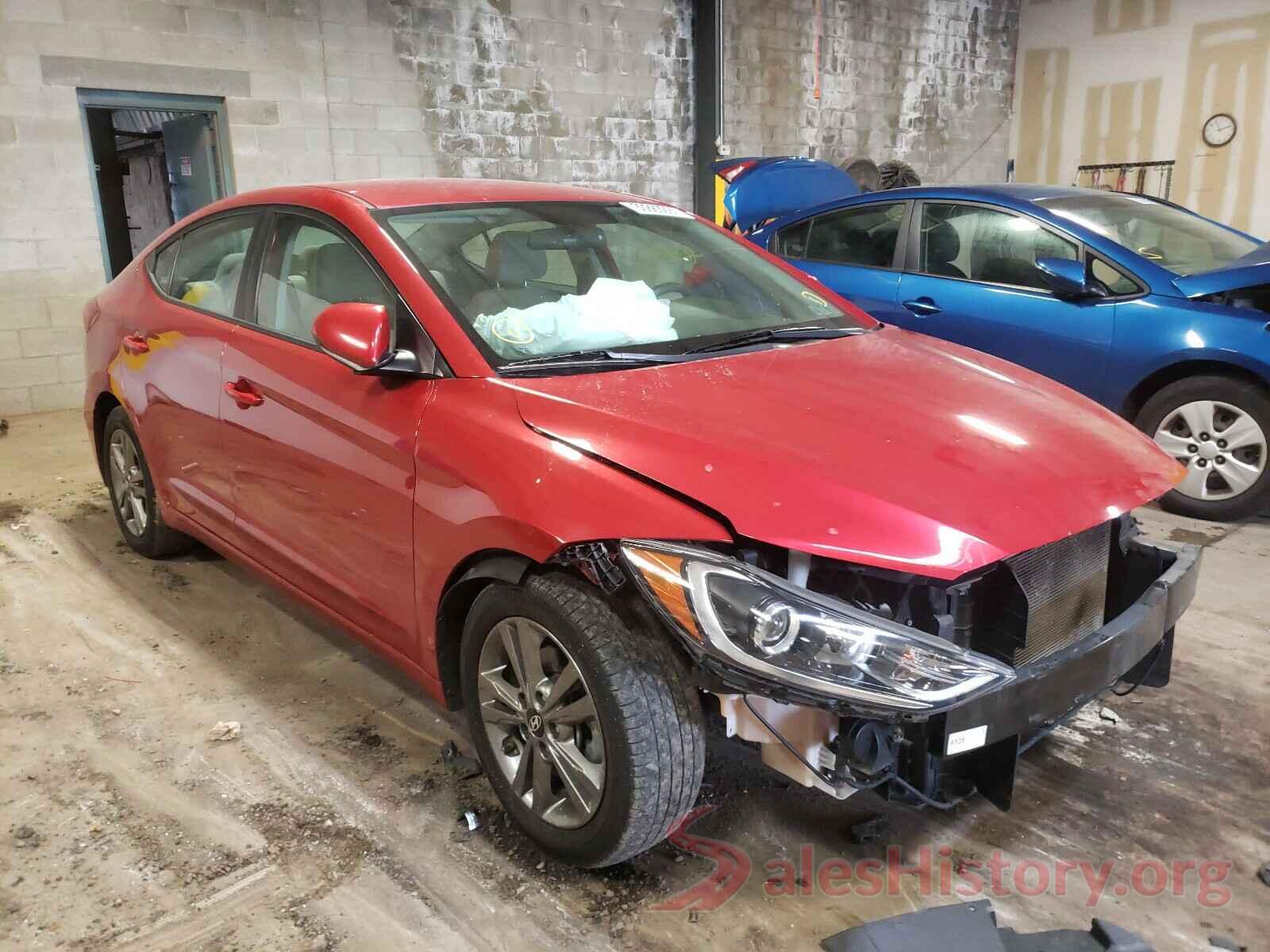 5NPD84LF5JH240814 2018 HYUNDAI ELANTRA