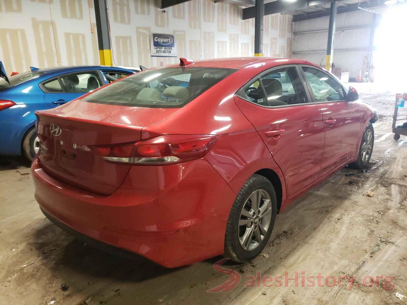 5NPD84LF5JH240814 2018 HYUNDAI ELANTRA