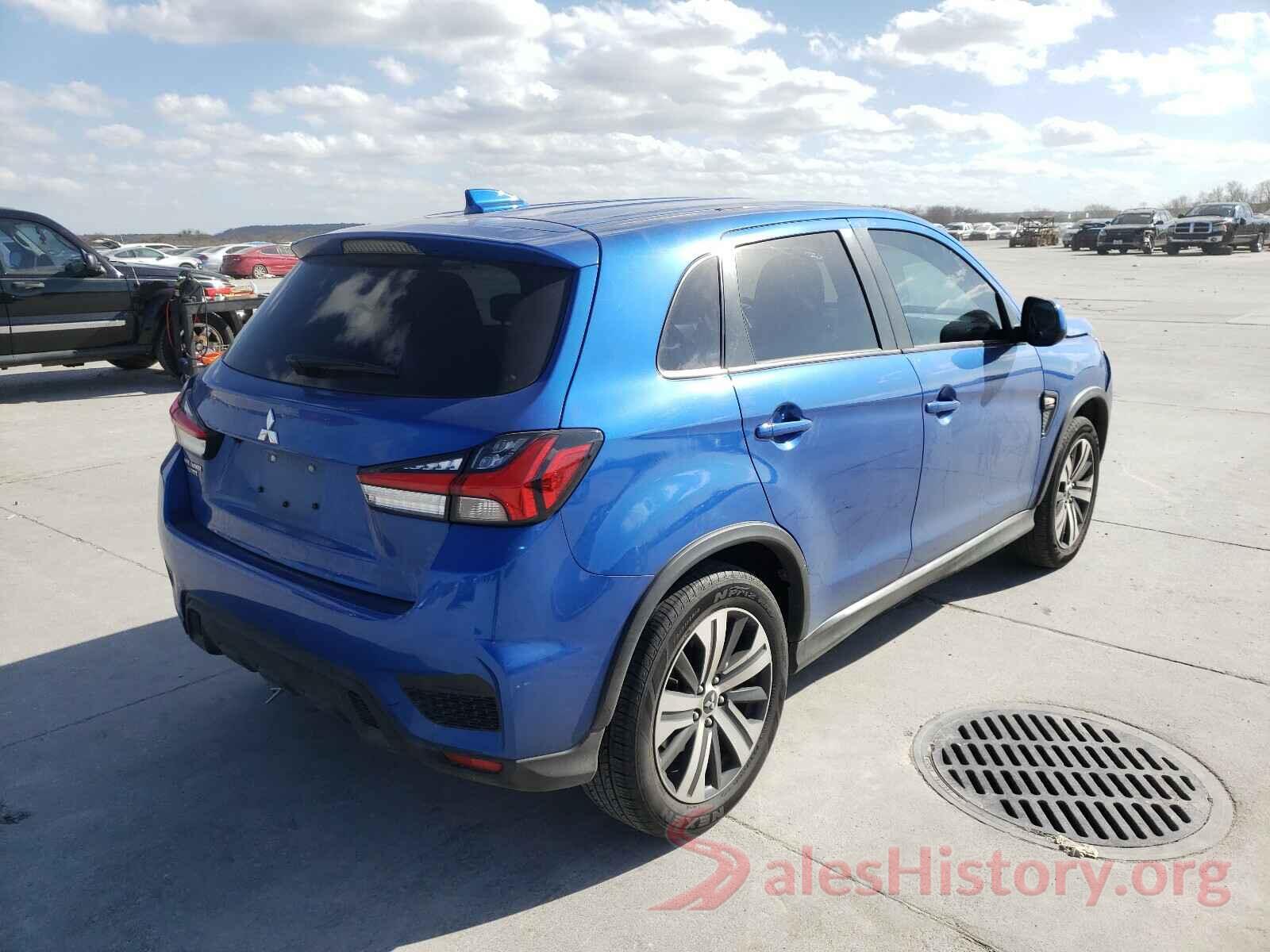 JA4AP3AUXLU001604 2020 MITSUBISHI OUTLANDER