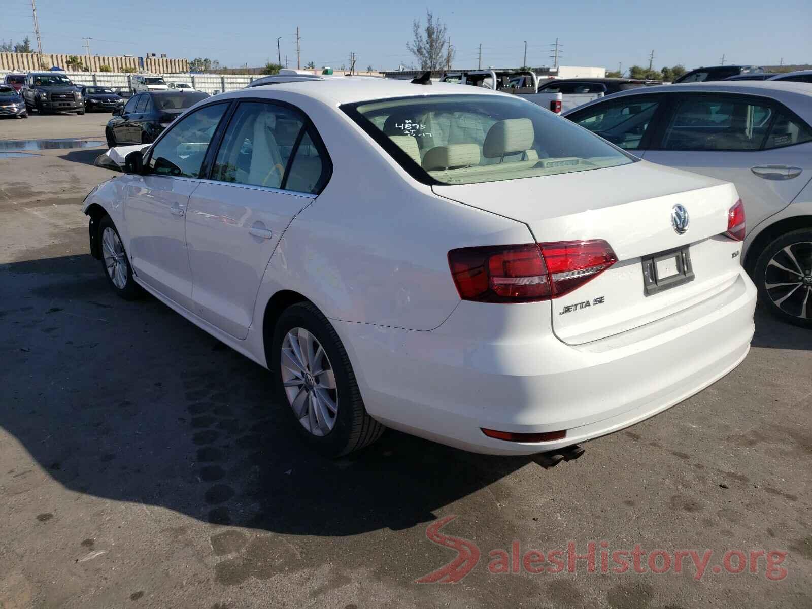 3VWD67AJ3GM304895 2016 VOLKSWAGEN JETTA