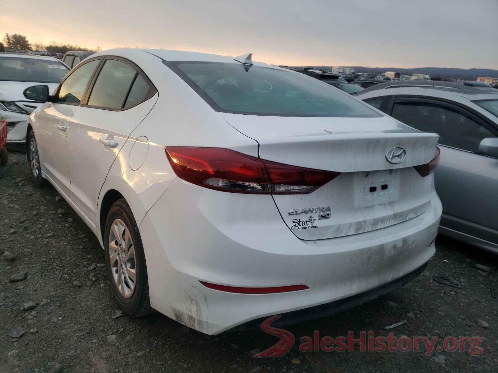 5NPD74LF6HH092508 2017 HYUNDAI ELANTRA