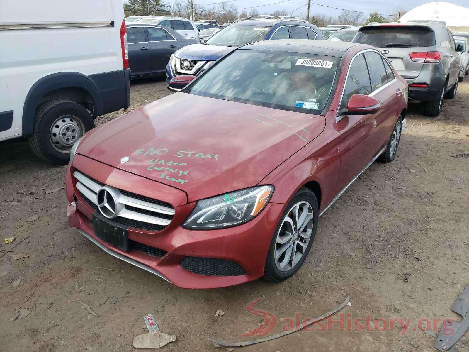 WDDWF4KB0GR136073 2016 MERCEDES-BENZ C CLASS