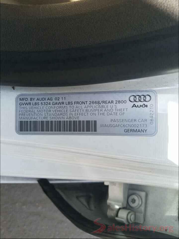 3N1AB7AP1KY432739 2012 AUDI A7