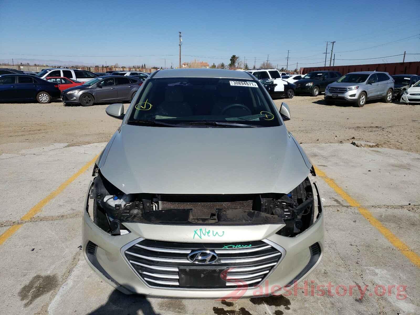 JTEBU5JR3K5621127 2017 HYUNDAI ELANTRA