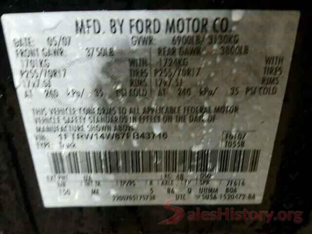 KMHE34L32HA067632 2007 FORD F150