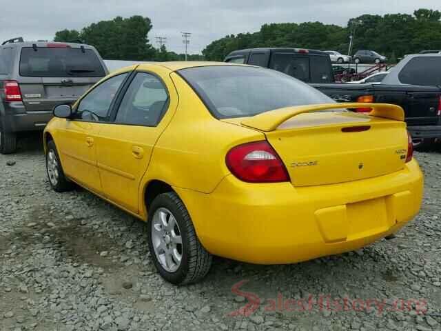 1FADP3F25GL392348 2003 DODGE NEON