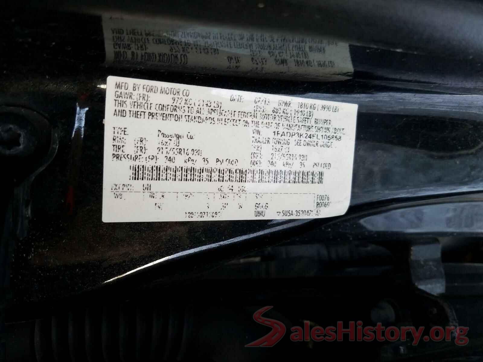 3N1CN8EVXML849064 2014 FORD FOCUS