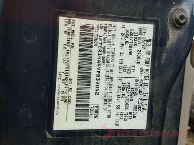 3KPF34AD6KE015820 1997 FORD RANGER