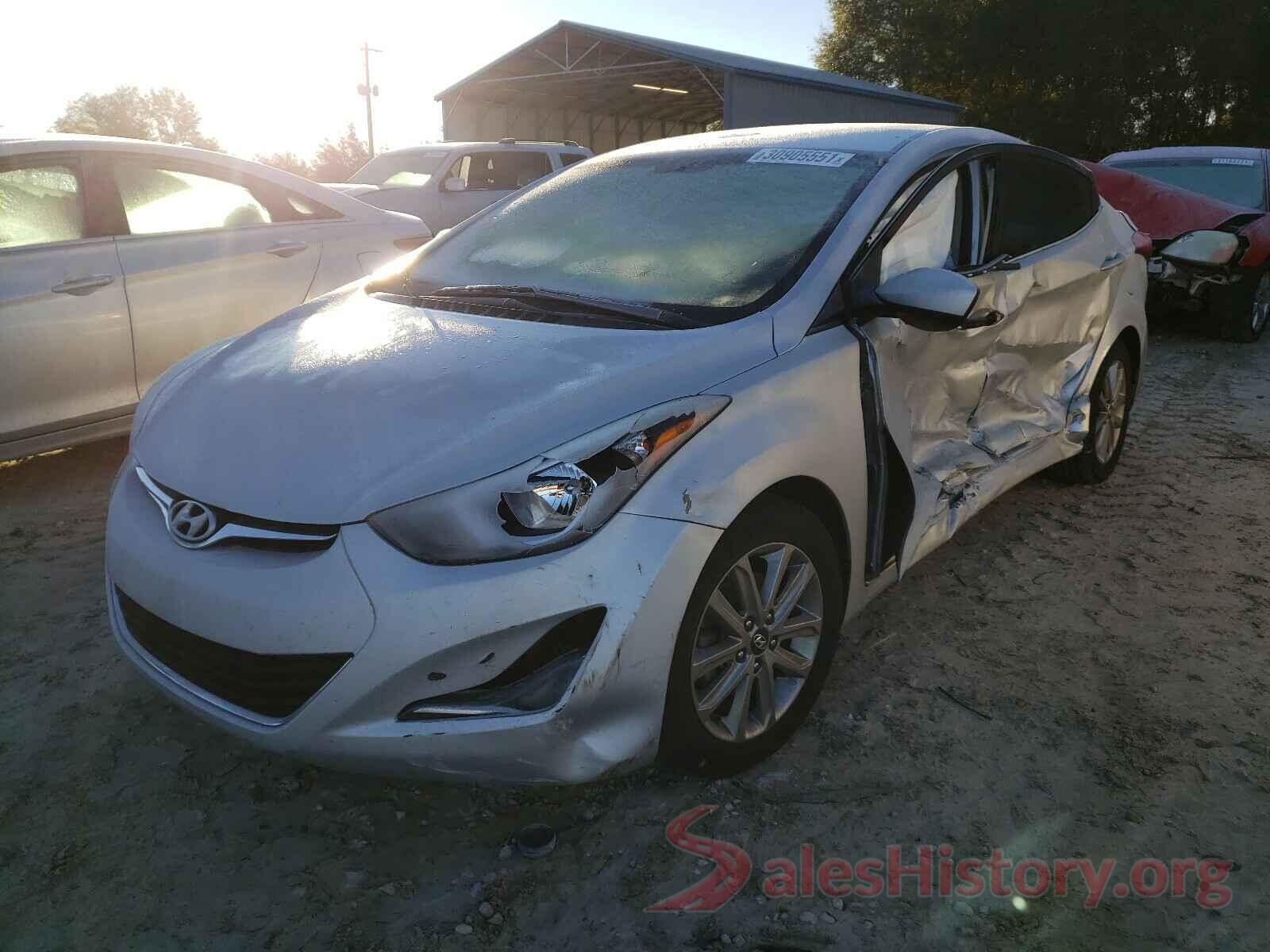 5NPDH4AE6GH704132 2016 HYUNDAI ELANTRA