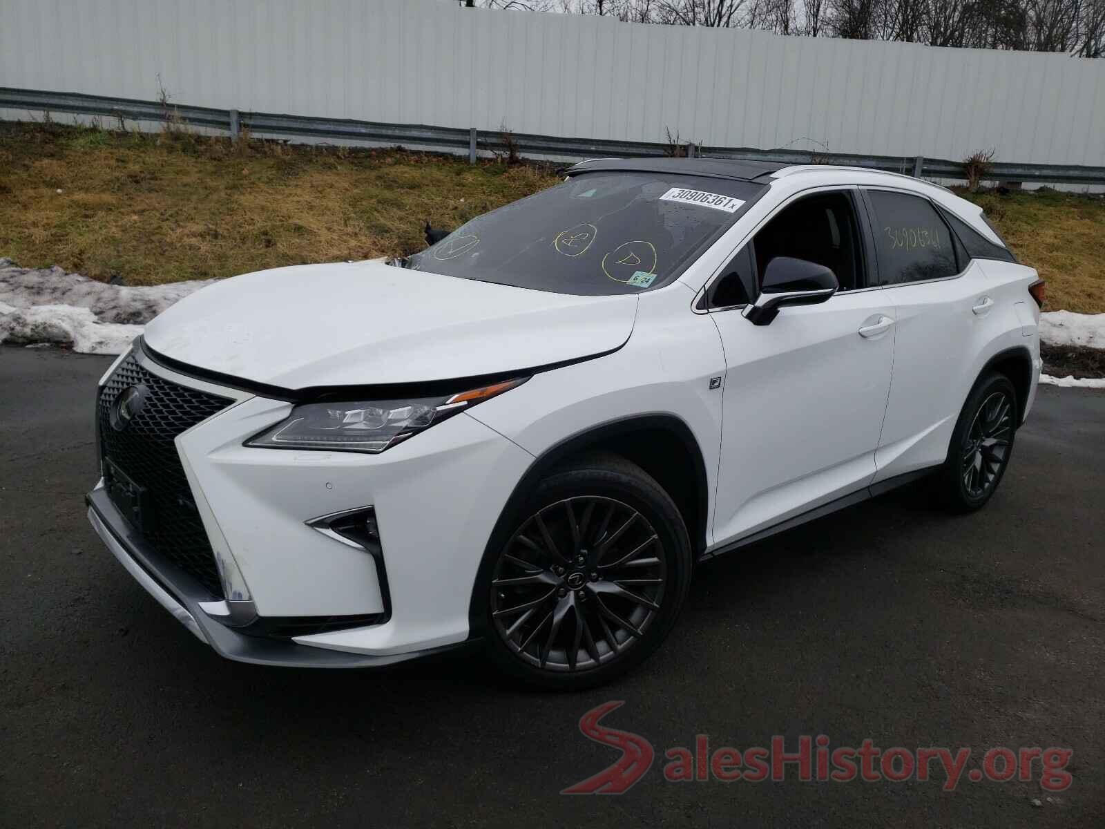 2T2BZMCA5KC202265 2019 LEXUS RX350