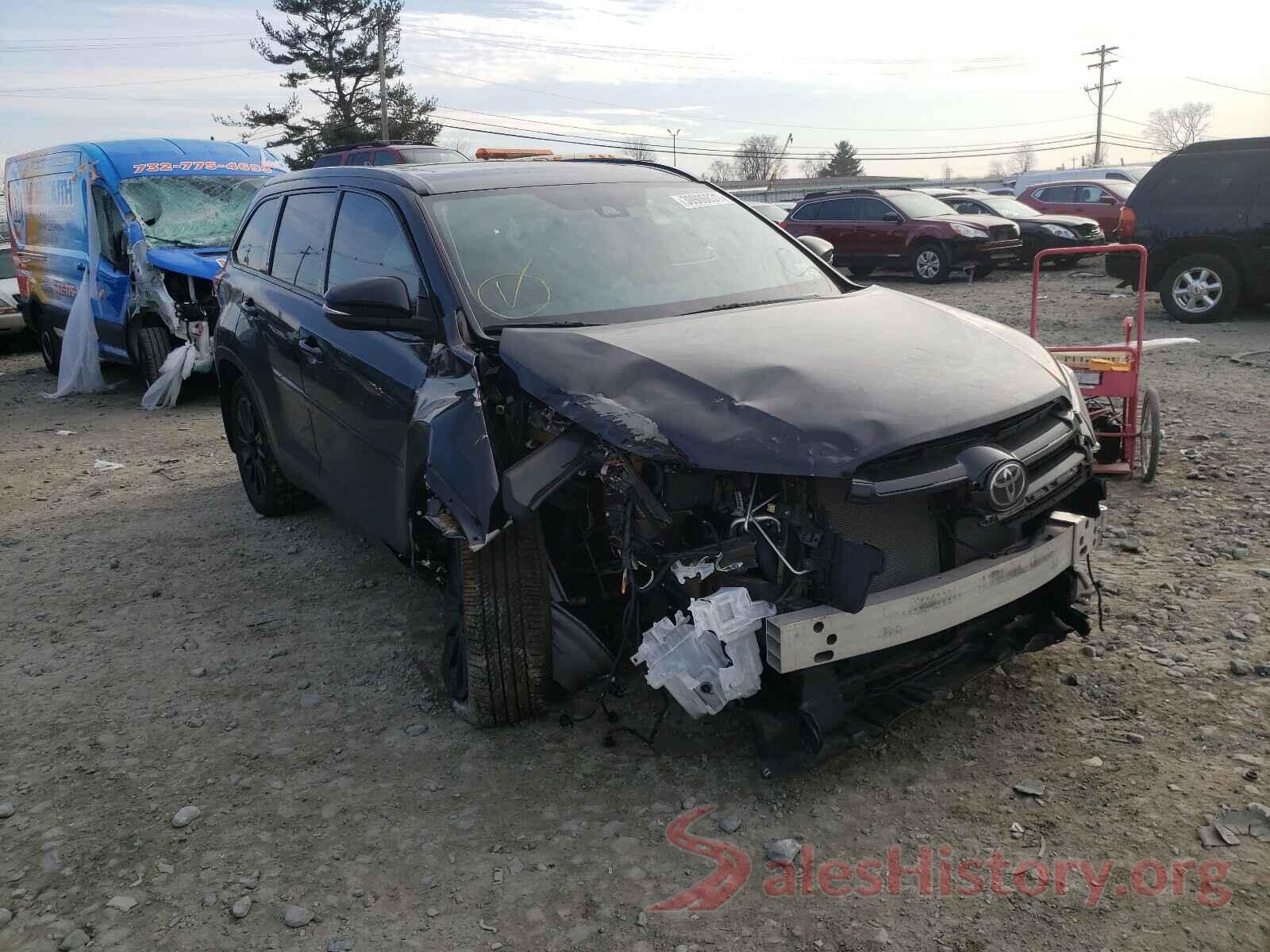 5TDJZRFH7KS964753 2019 TOYOTA HIGHLANDER