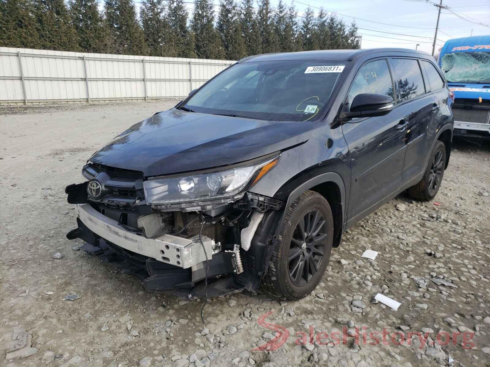 5TDJZRFH7KS964753 2019 TOYOTA HIGHLANDER