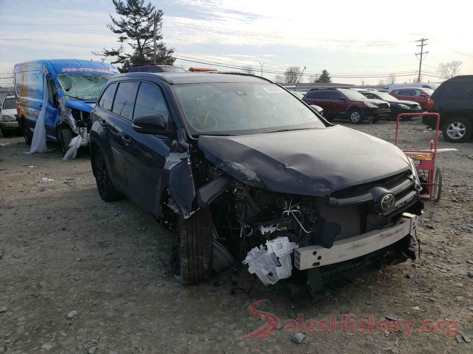 5TDJZRFH7KS964753 2019 TOYOTA HIGHLANDER