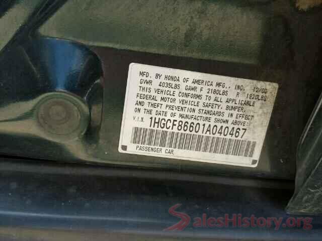 KNDJN2A28J7596355 2001 HONDA ACCORD