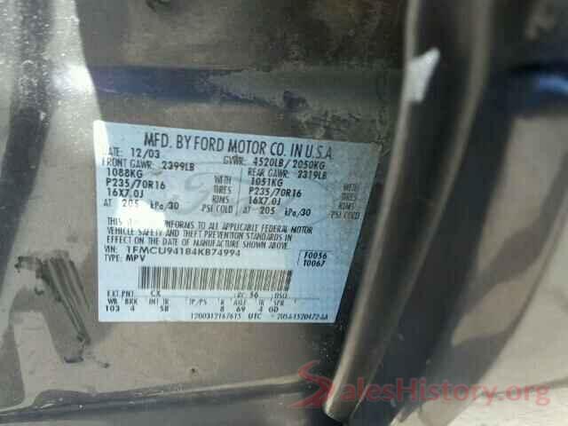 3N1CP5DV5LL567469 2004 FORD ESCAPE