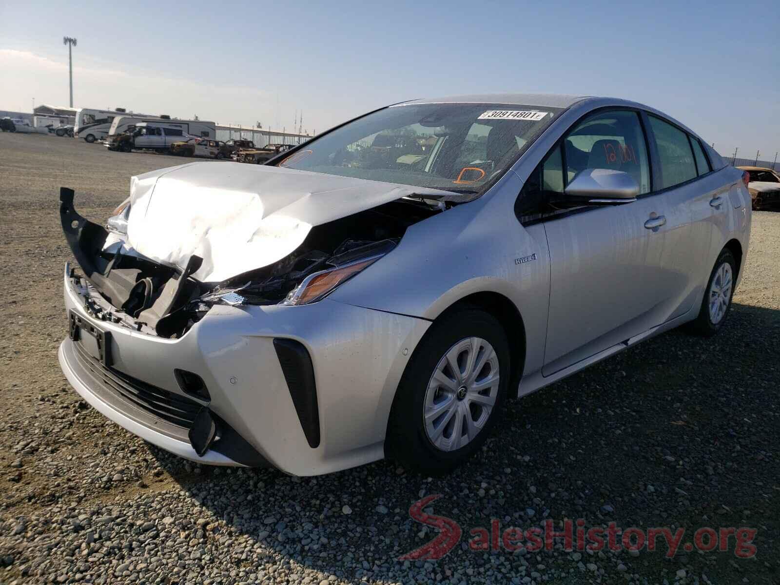 JTDKARFU4L3112355 2020 TOYOTA PRIUS