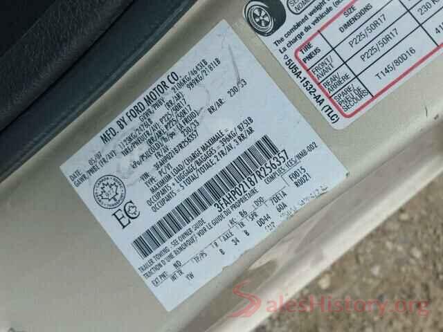 JF2GPABC3H8262245 2007 FORD FUSION