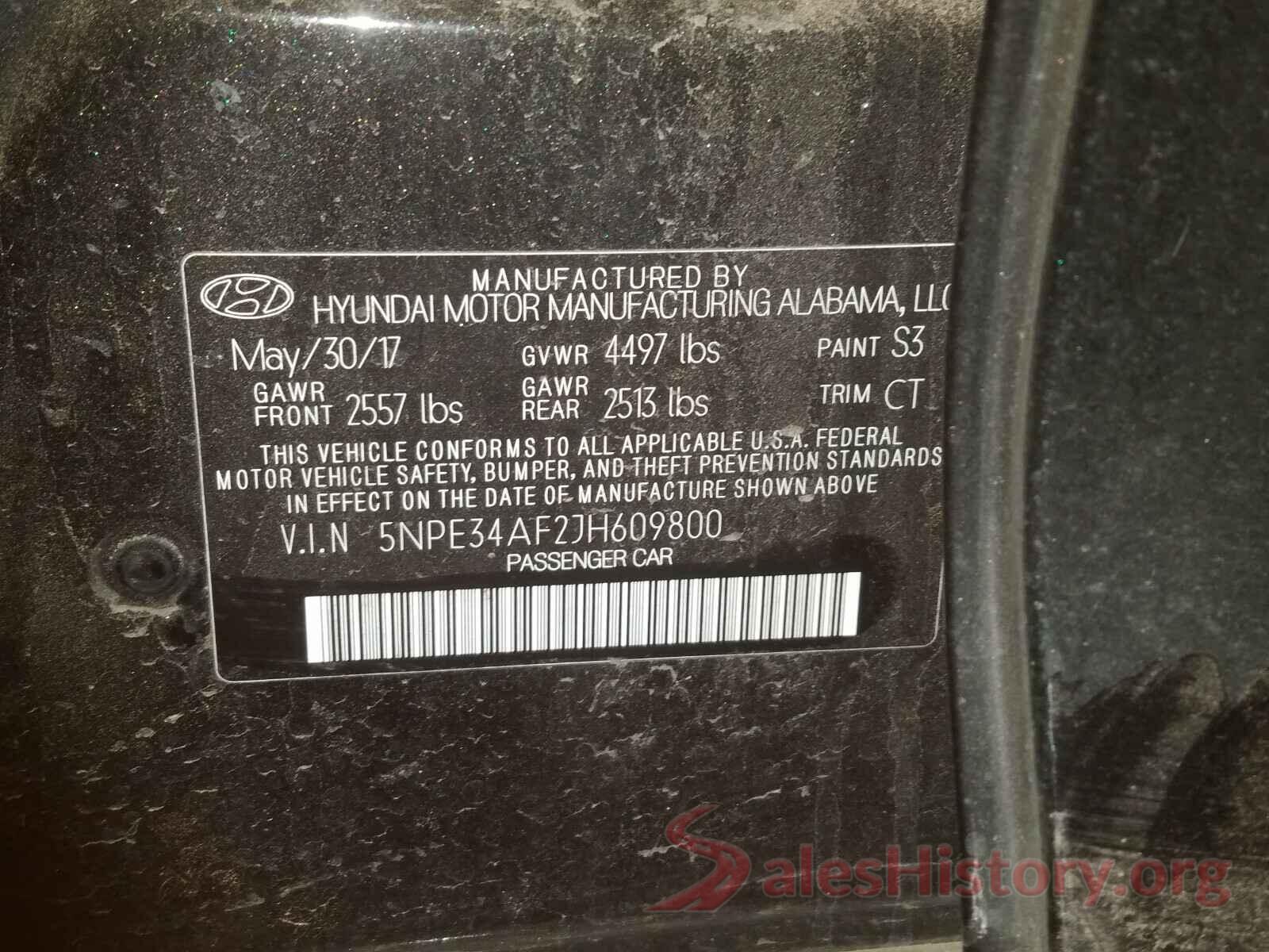 5NPE34AF2JH609800 2018 HYUNDAI SONATA