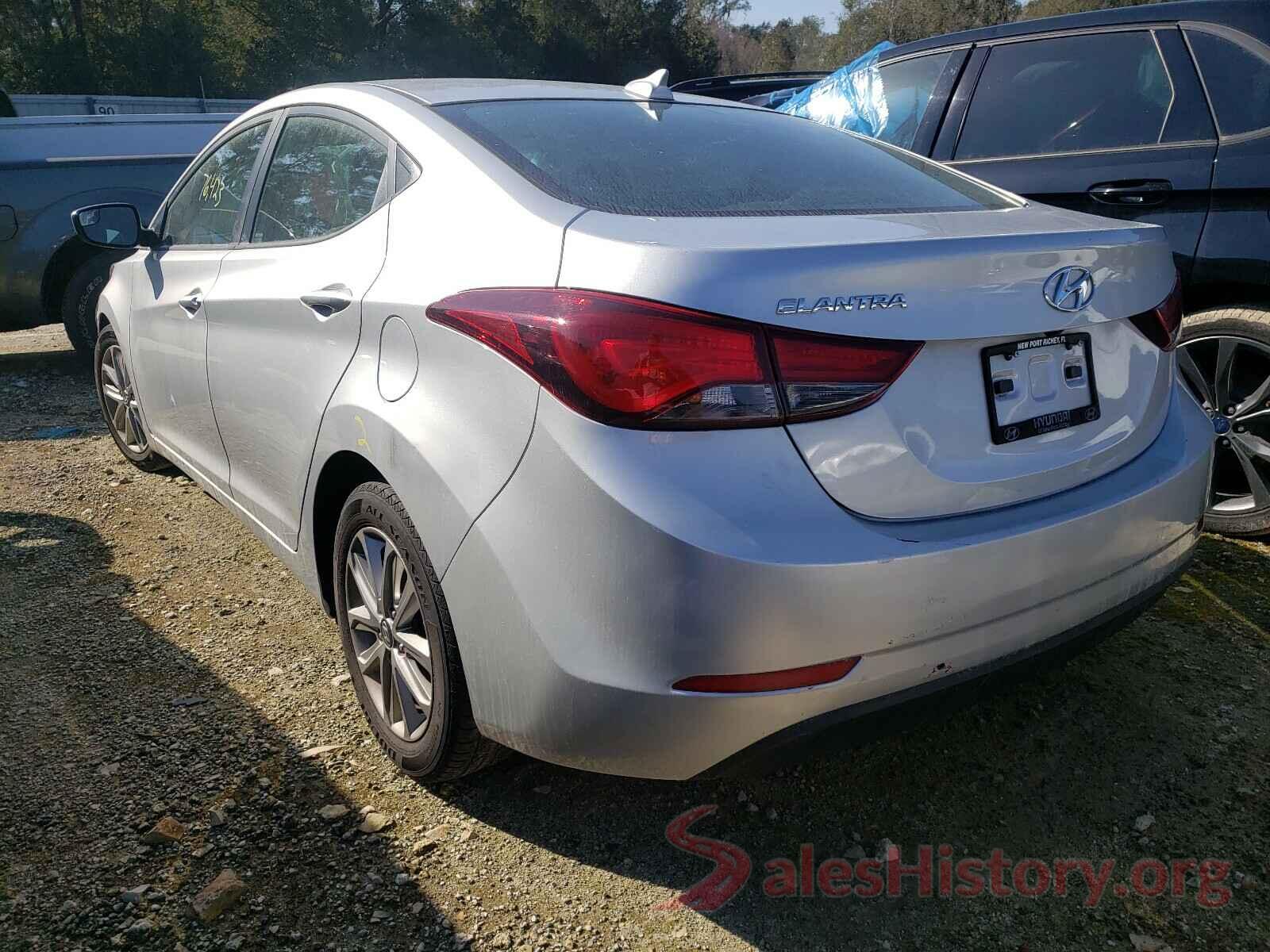 5NPDH4AE9GH770402 2016 HYUNDAI ELANTRA