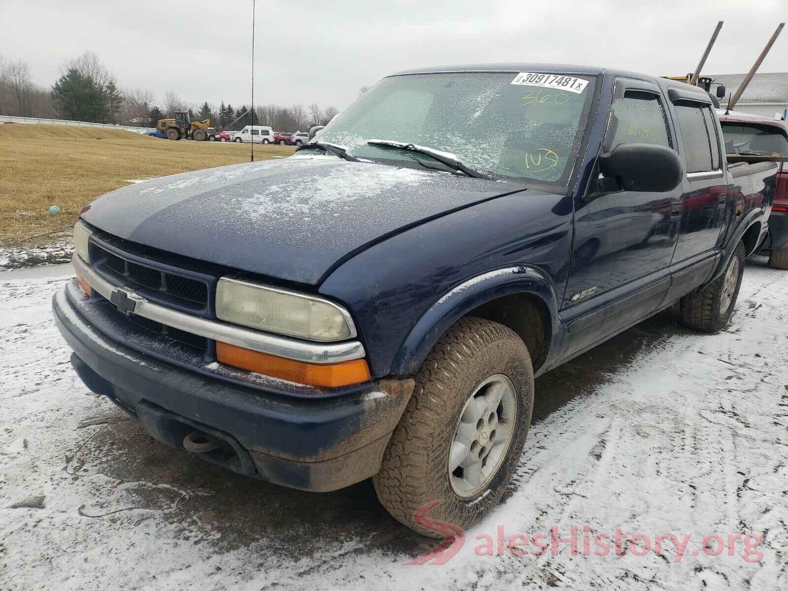 3N1AB8BV1LY295726 2004 CHEVROLET S10