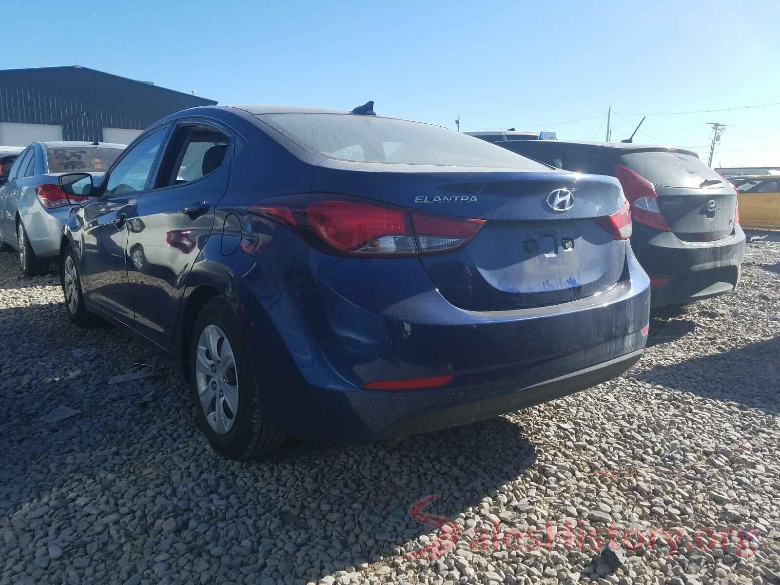 5NPDH4AE6GH710786 2016 HYUNDAI ELANTRA