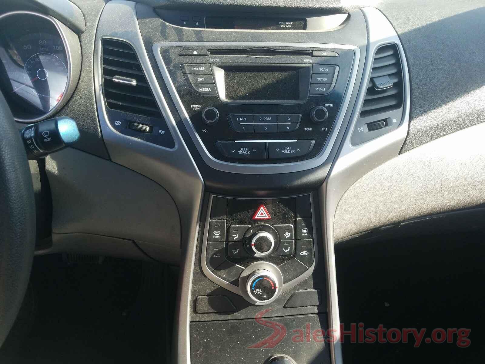 5NPDH4AE6GH710786 2016 HYUNDAI ELANTRA