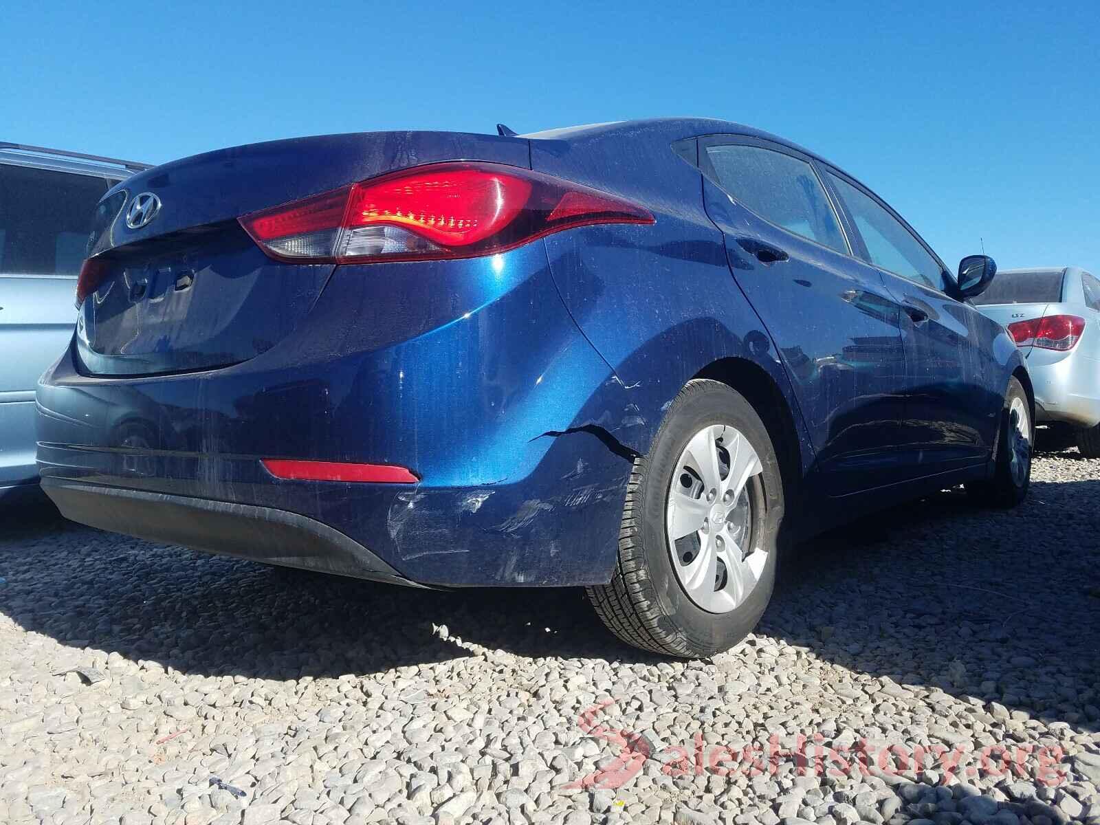 5NPDH4AE6GH710786 2016 HYUNDAI ELANTRA