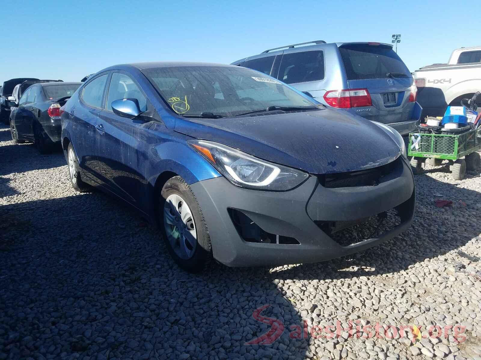 5NPDH4AE6GH710786 2016 HYUNDAI ELANTRA