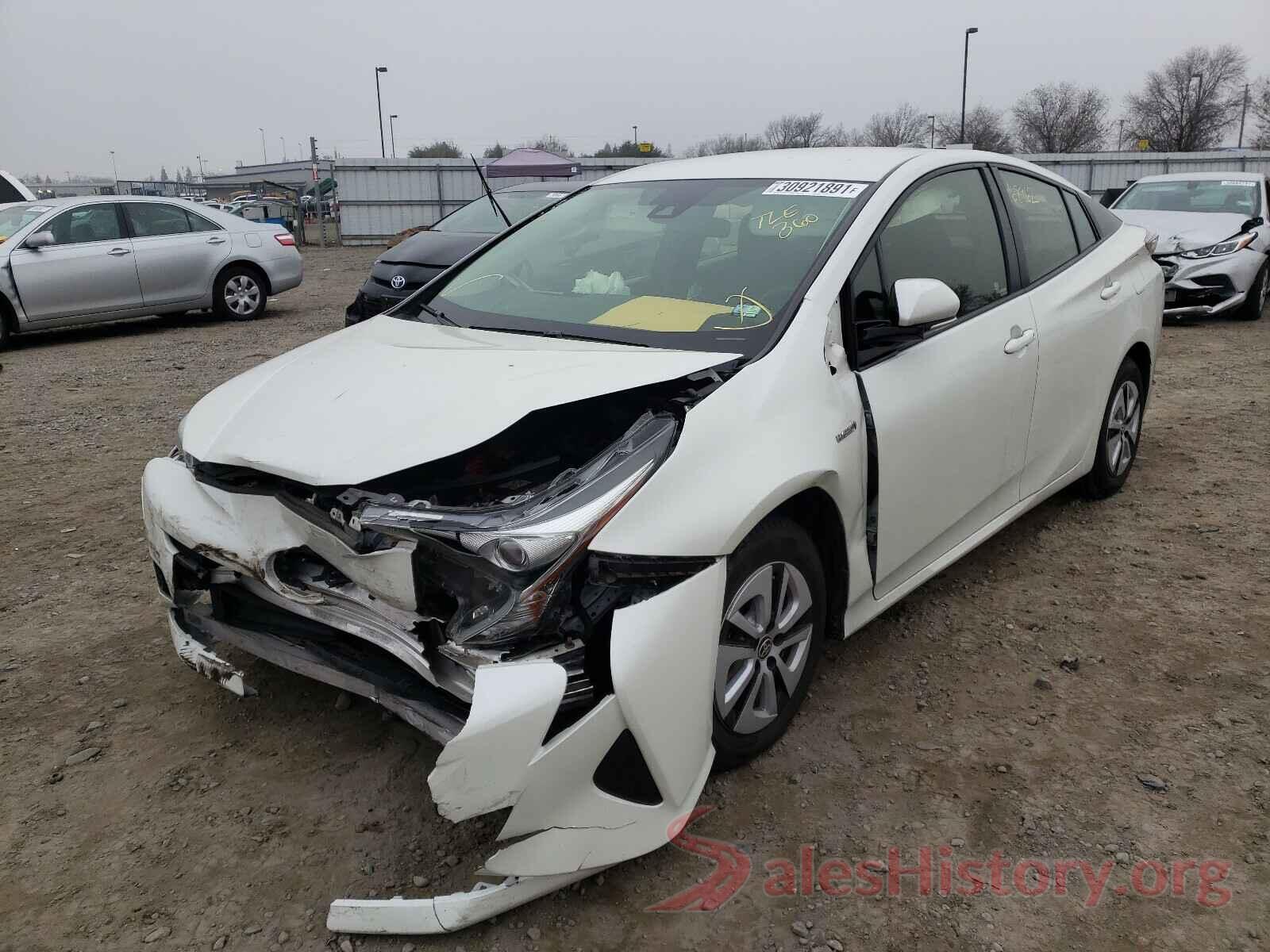 JTDKARFU6J3550615 2018 TOYOTA PRIUS