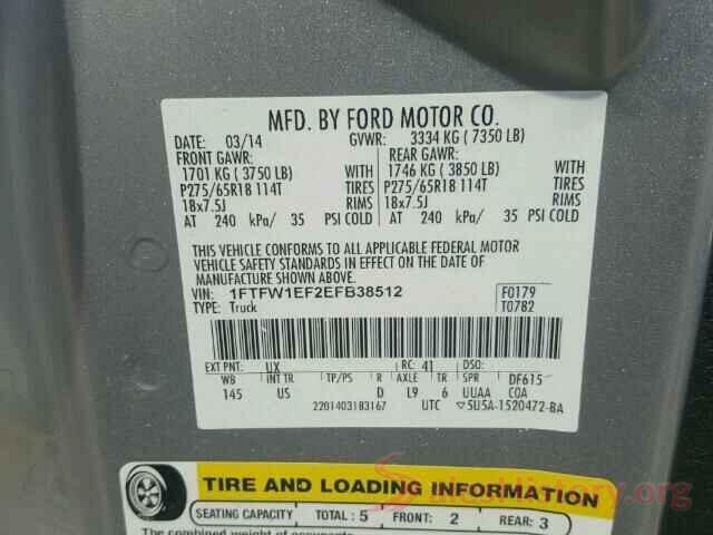 SHHFK8G70JU204000 2014 FORD F150