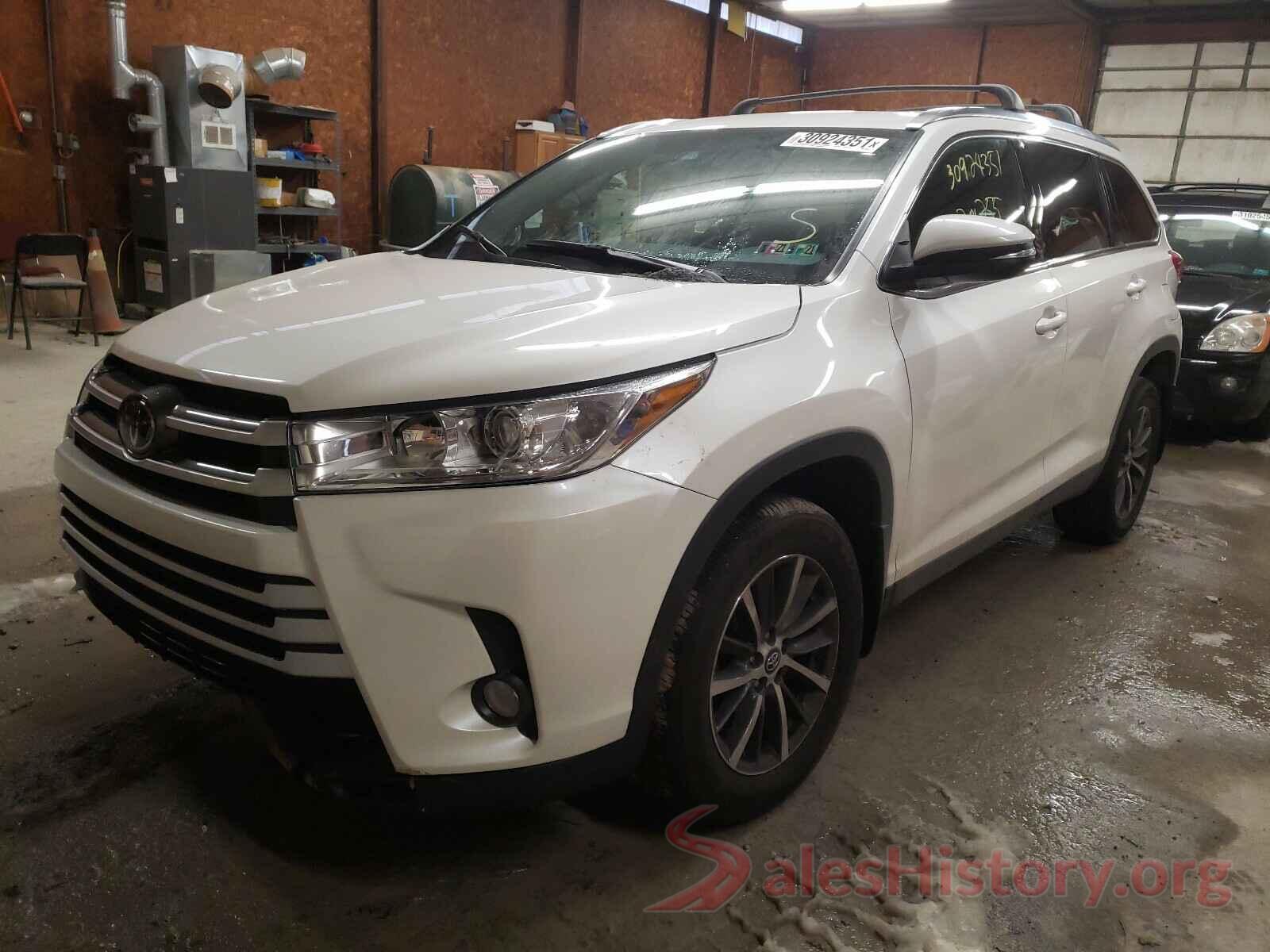 5TDJZRFH3KS596457 2019 TOYOTA HIGHLANDER