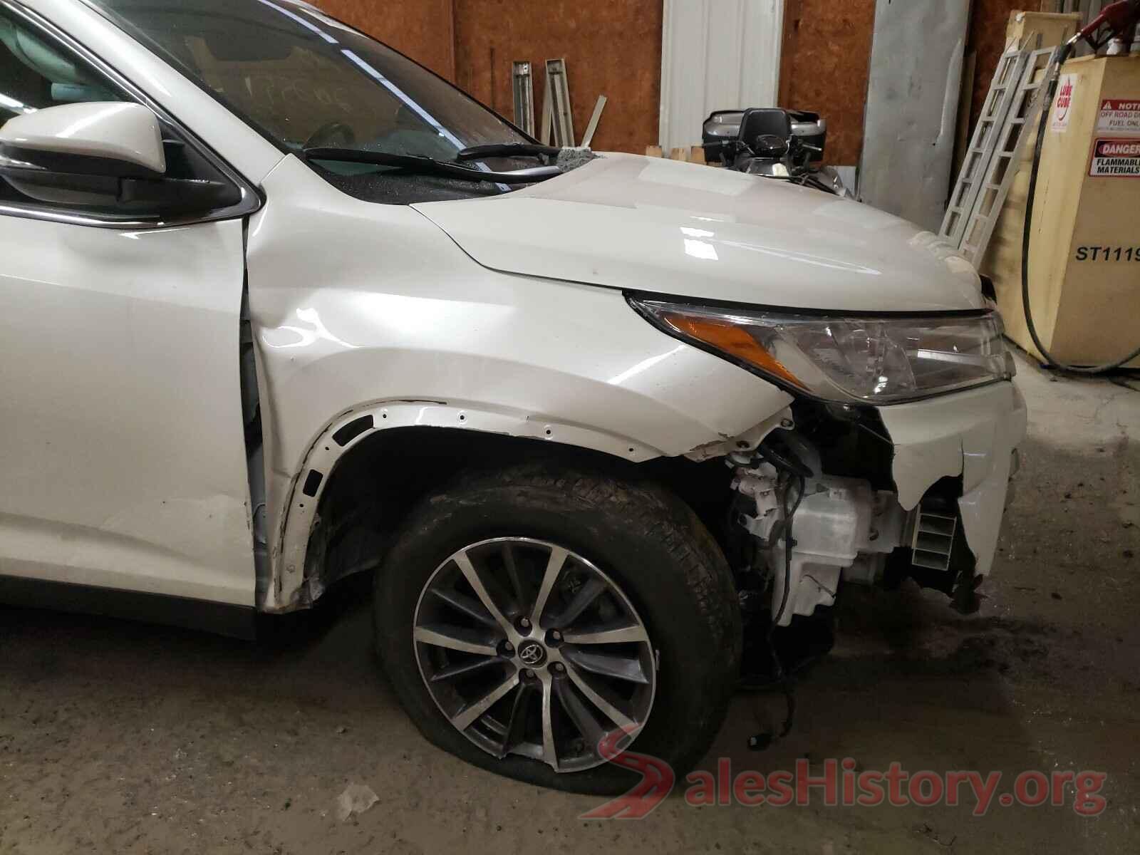 5TDJZRFH3KS596457 2019 TOYOTA HIGHLANDER