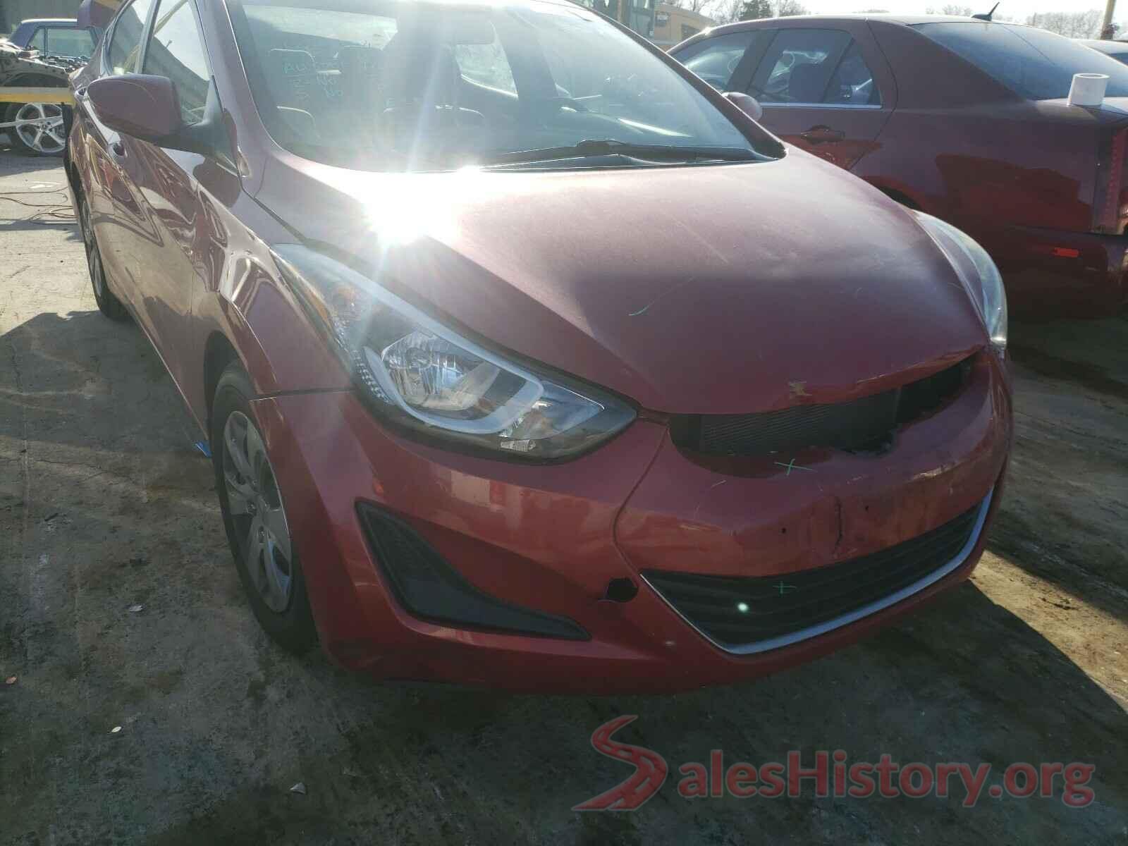 KMHDH4AE2GU484361 2016 HYUNDAI ELANTRA