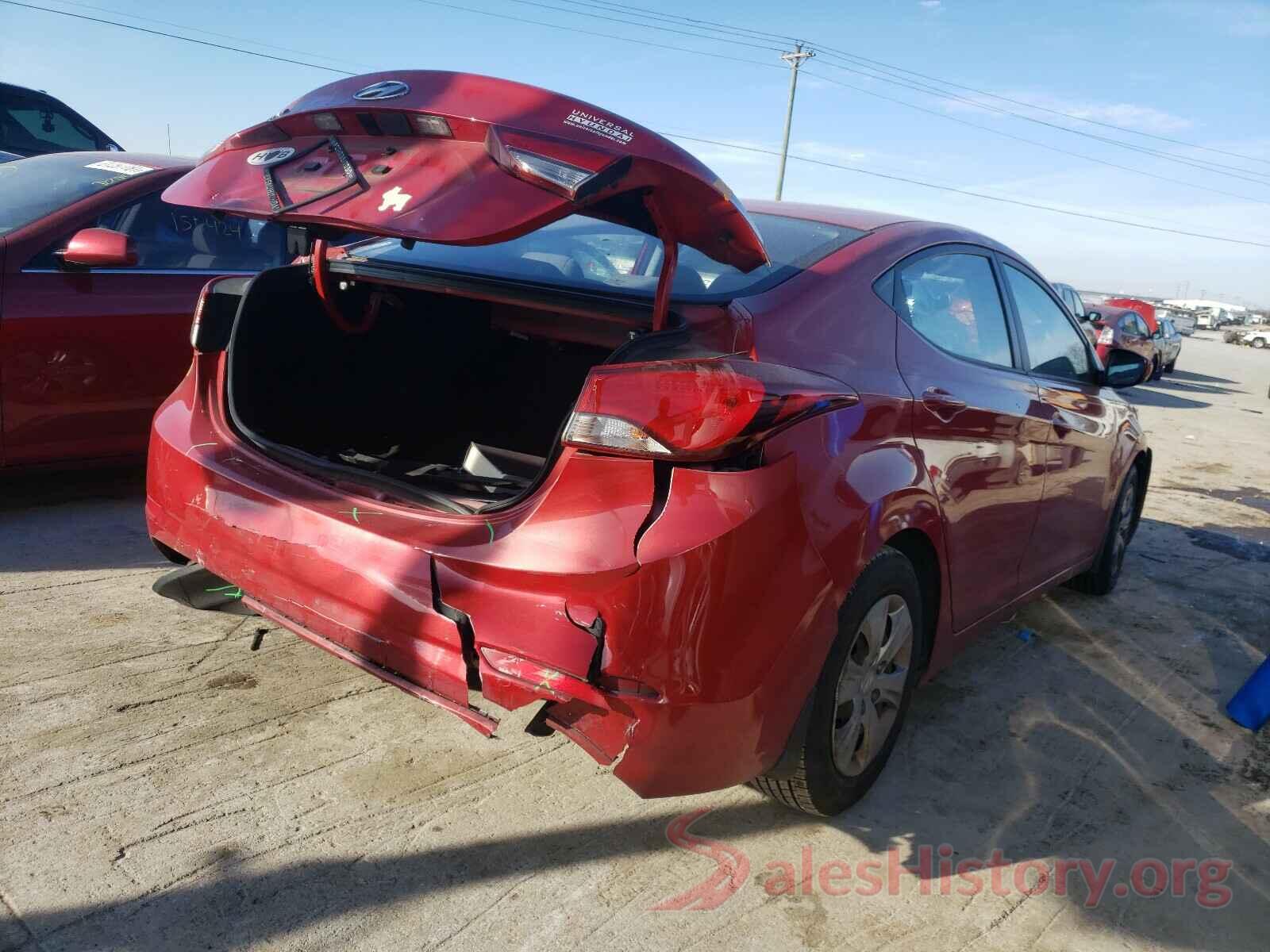 KMHDH4AE2GU484361 2016 HYUNDAI ELANTRA