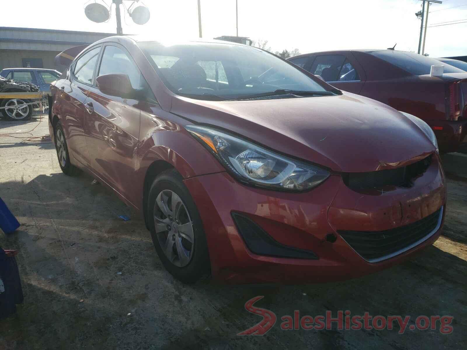 KMHDH4AE2GU484361 2016 HYUNDAI ELANTRA