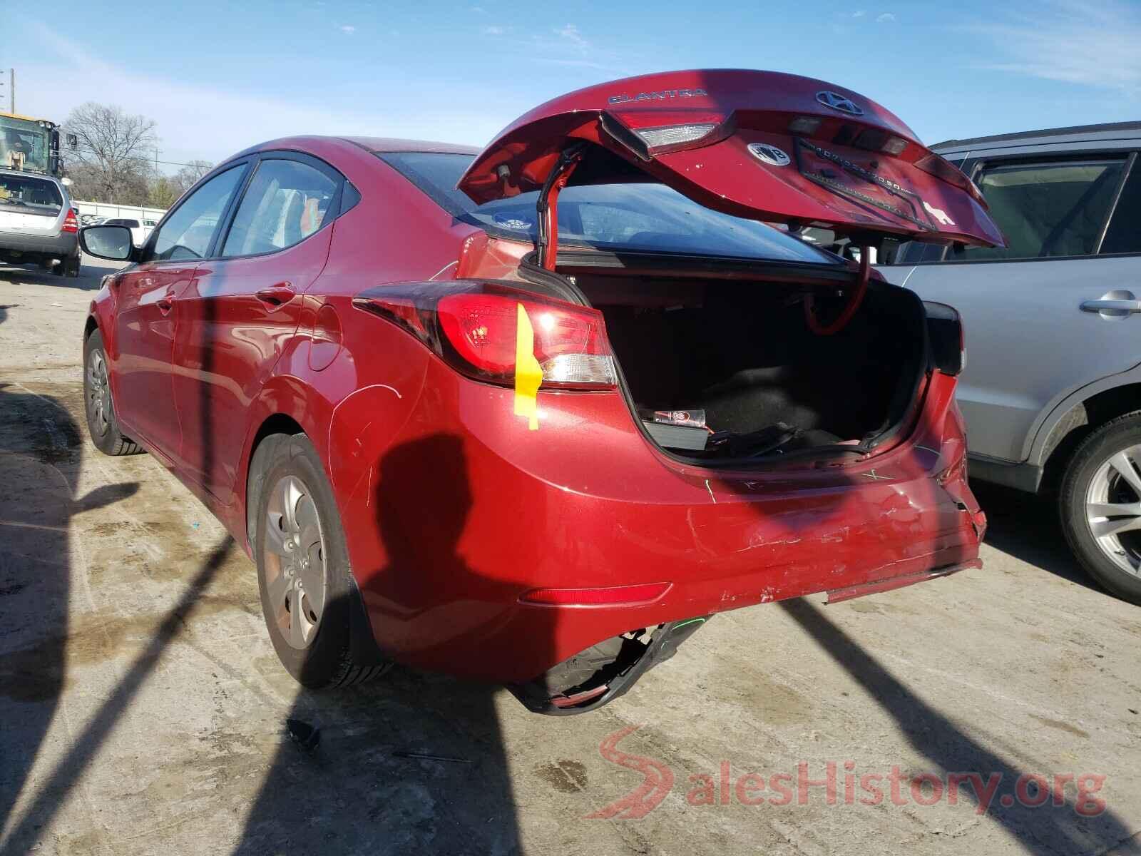 KMHDH4AE2GU484361 2016 HYUNDAI ELANTRA