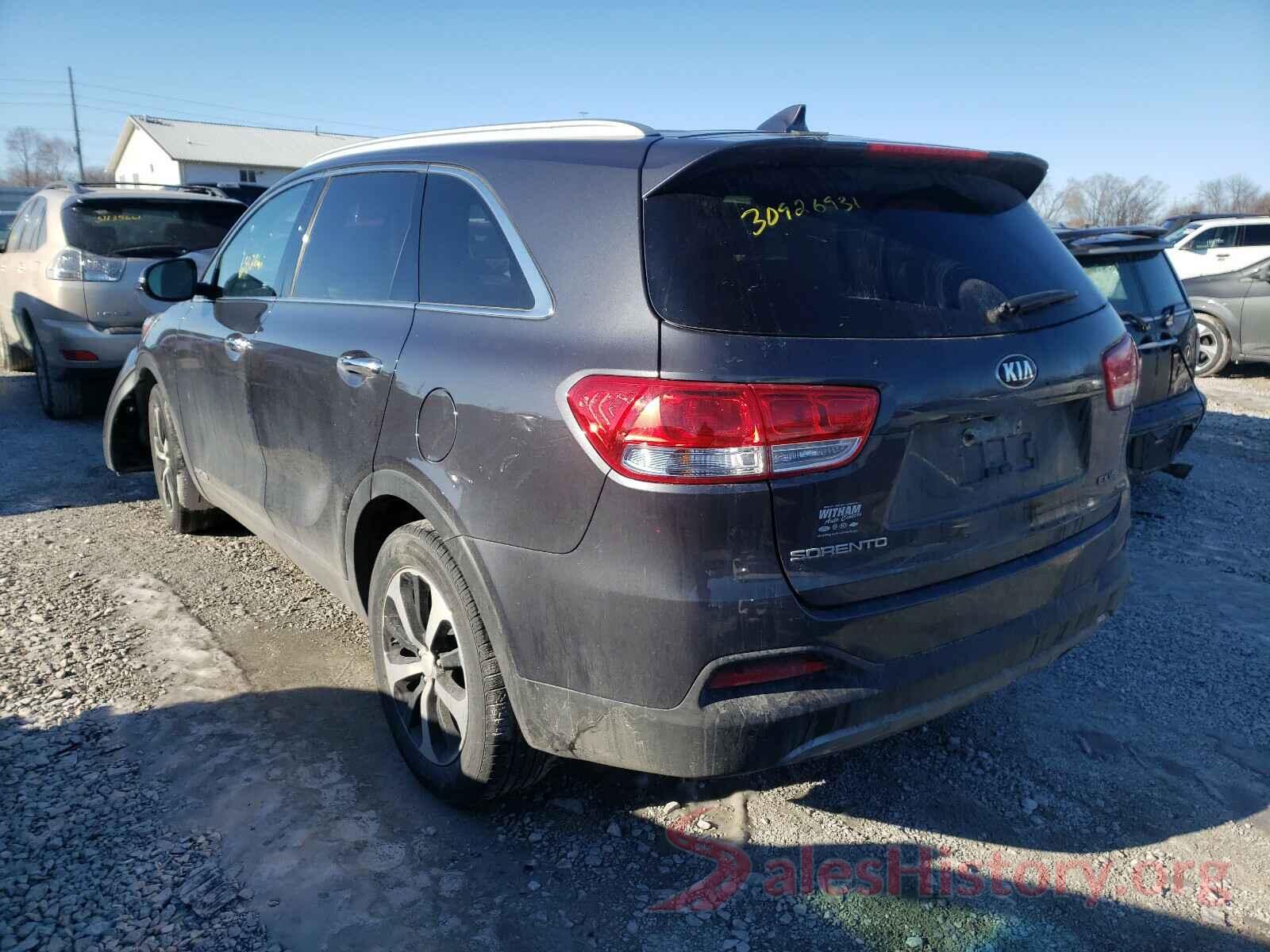 5XYPHDA50GG134309 2016 KIA SORENTO