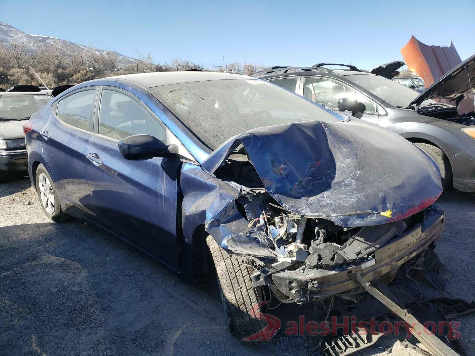 5NPDH4AE8GH702706 2016 HYUNDAI ELANTRA