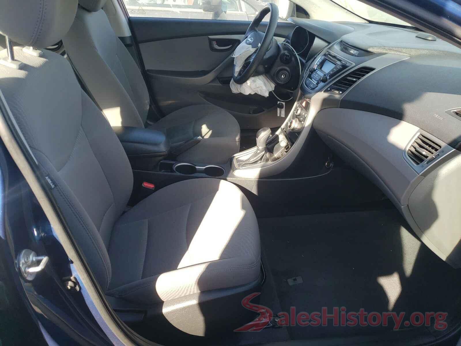 5NPDH4AE8GH702706 2016 HYUNDAI ELANTRA