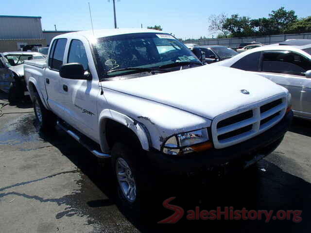 3N1CN8EV4ML809529 2001 DODGE DAKOTA