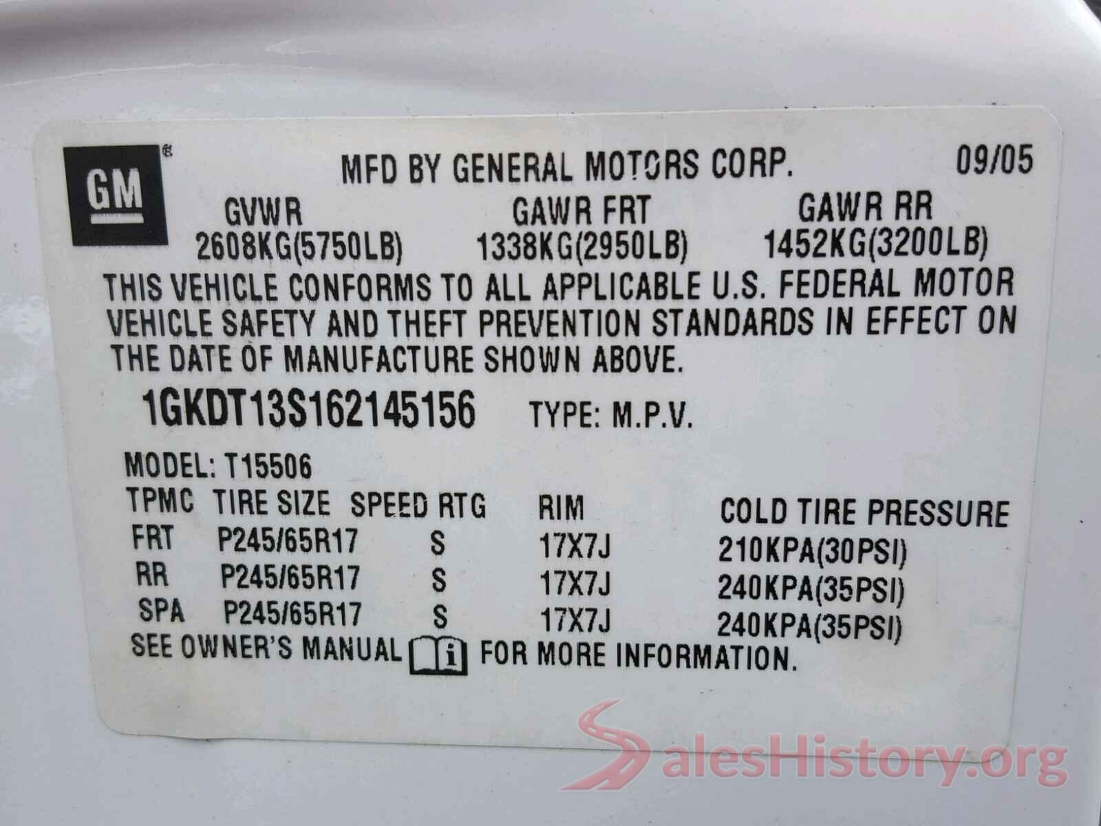 W1N4N4GB3MJ252044 2006 GMC ENVOY