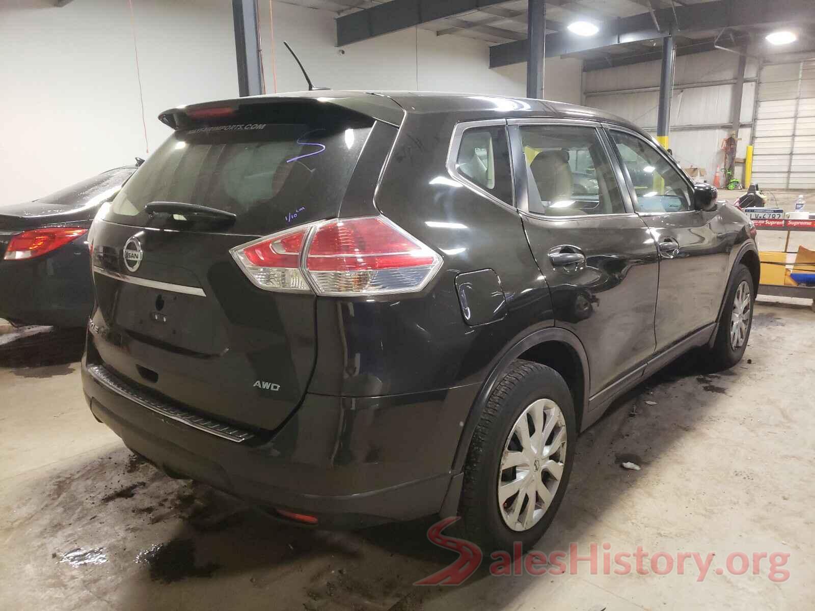 KNMAT2MV2GP643108 2016 NISSAN ROGUE