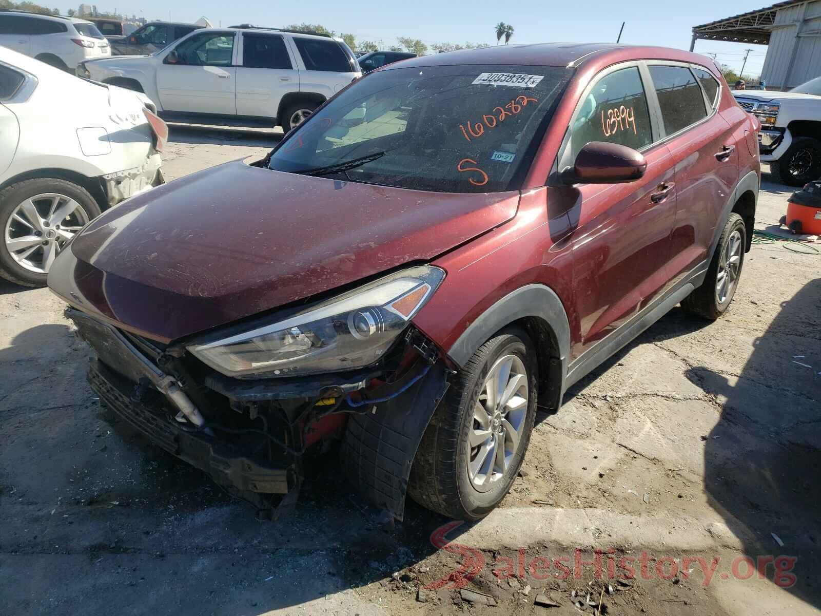 KM8J23A40GU160282 2016 HYUNDAI TUCSON