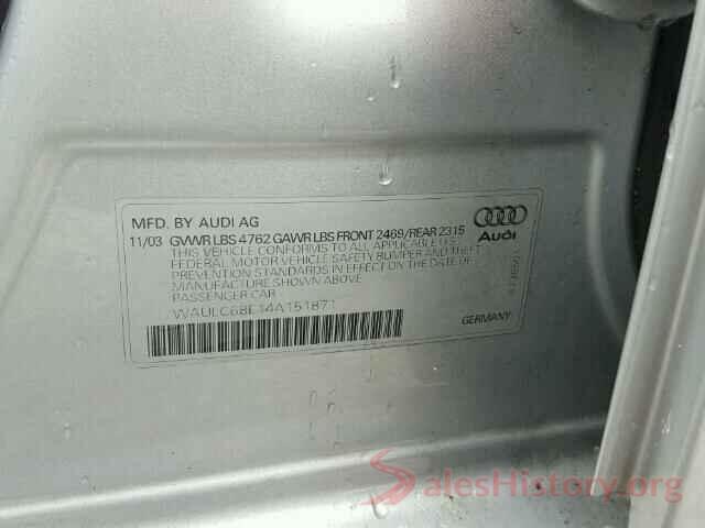 2T1BURHE1GC502789 2004 AUDI A4