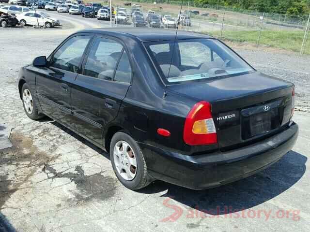 JTMWFREV1HJ702657 2001 HYUNDAI ACCENT