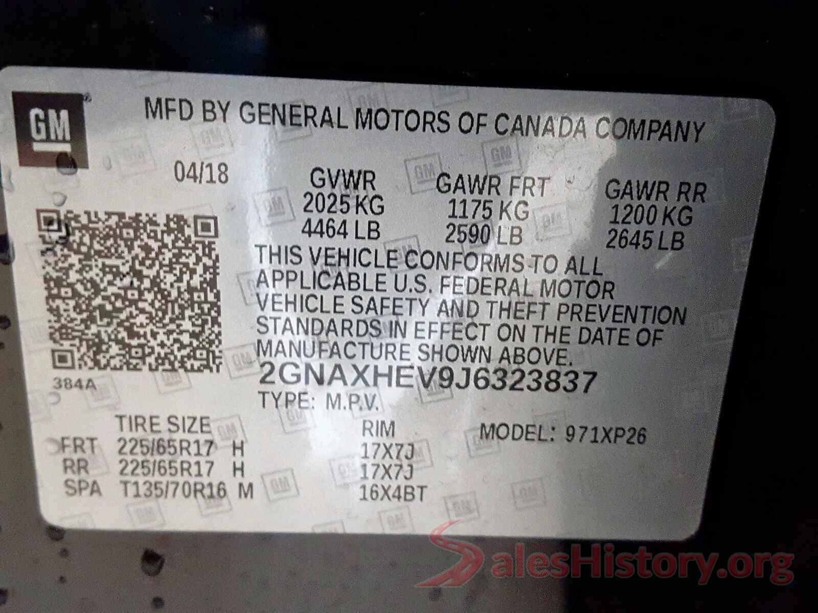 7JRA22TK2LG045543 2018 CHEVROLET EQUINOX